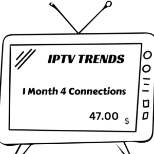 1 month IPTV TRENDS 4 Connection